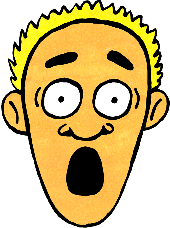 Shocked Face Cartoon Clipart Best