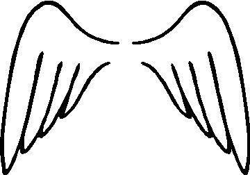 Angel Wings Template Outline - ClipArt Best - ClipArt Best