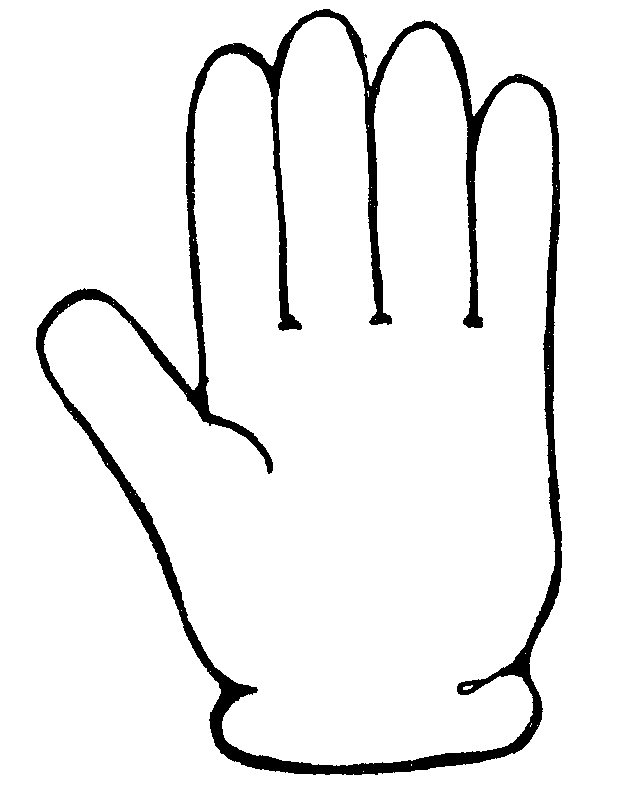 Glove Printable Clipart