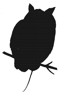 459 views Owl Silhouette Clipart