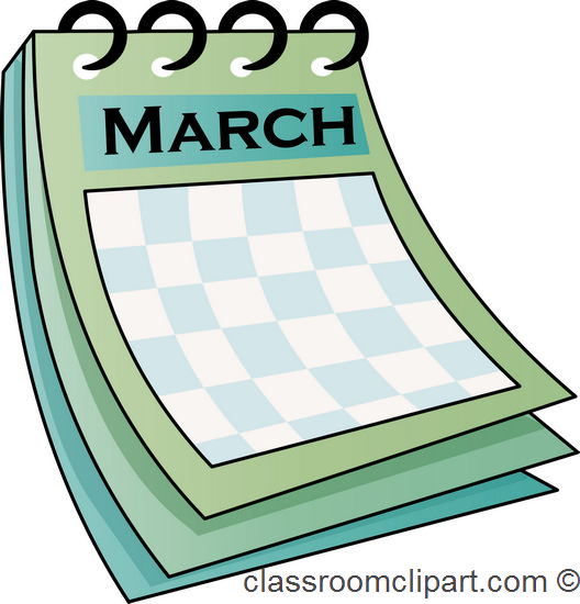 March calendar clipart - ClipartFox