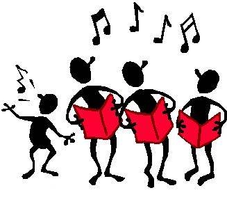People Singing Clipart