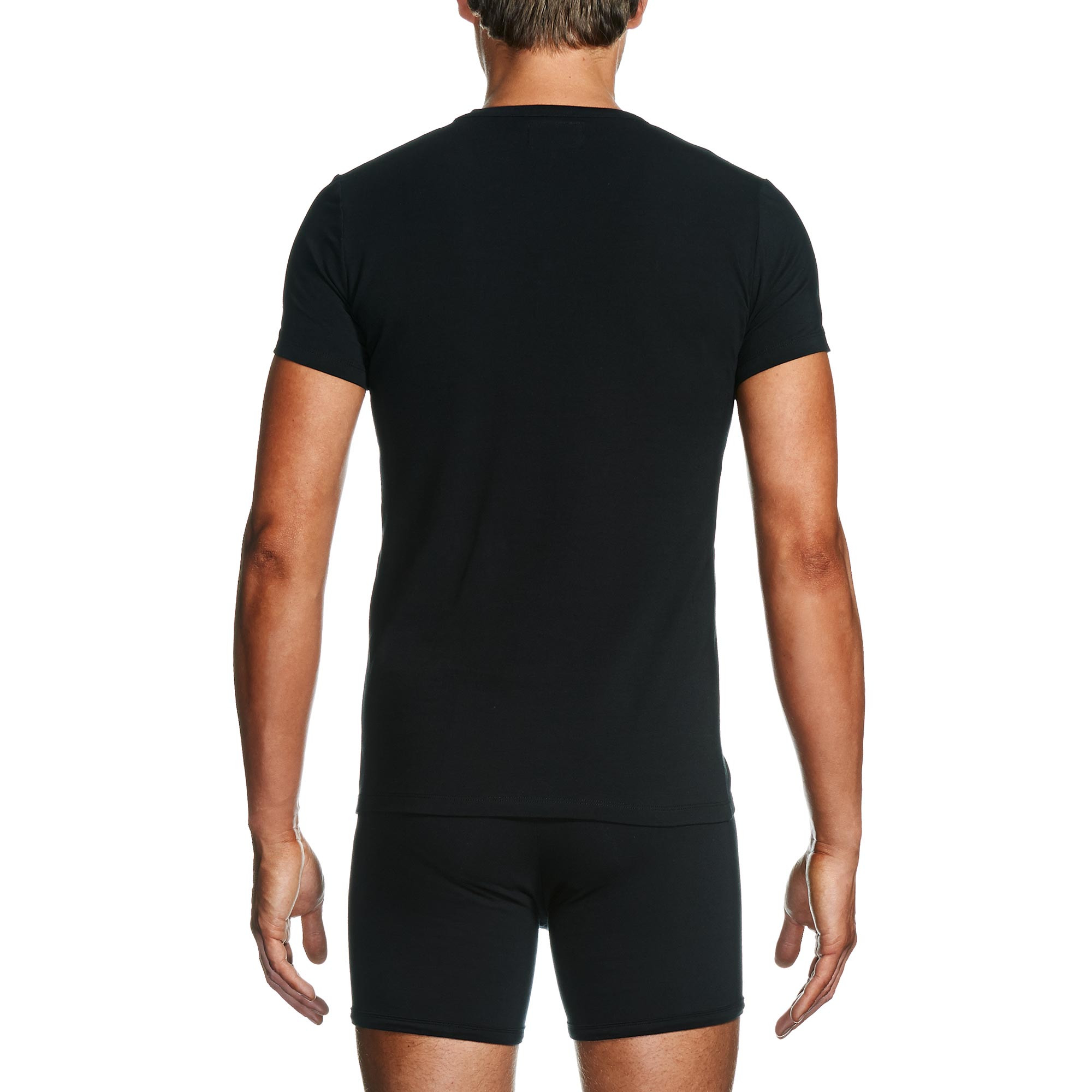 Package Men�s Crew Neck TShirt in Black Men�s TShirts