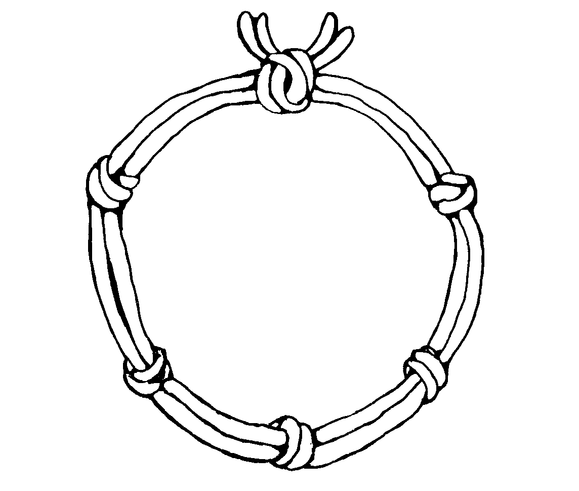 Clipart rope border circle
