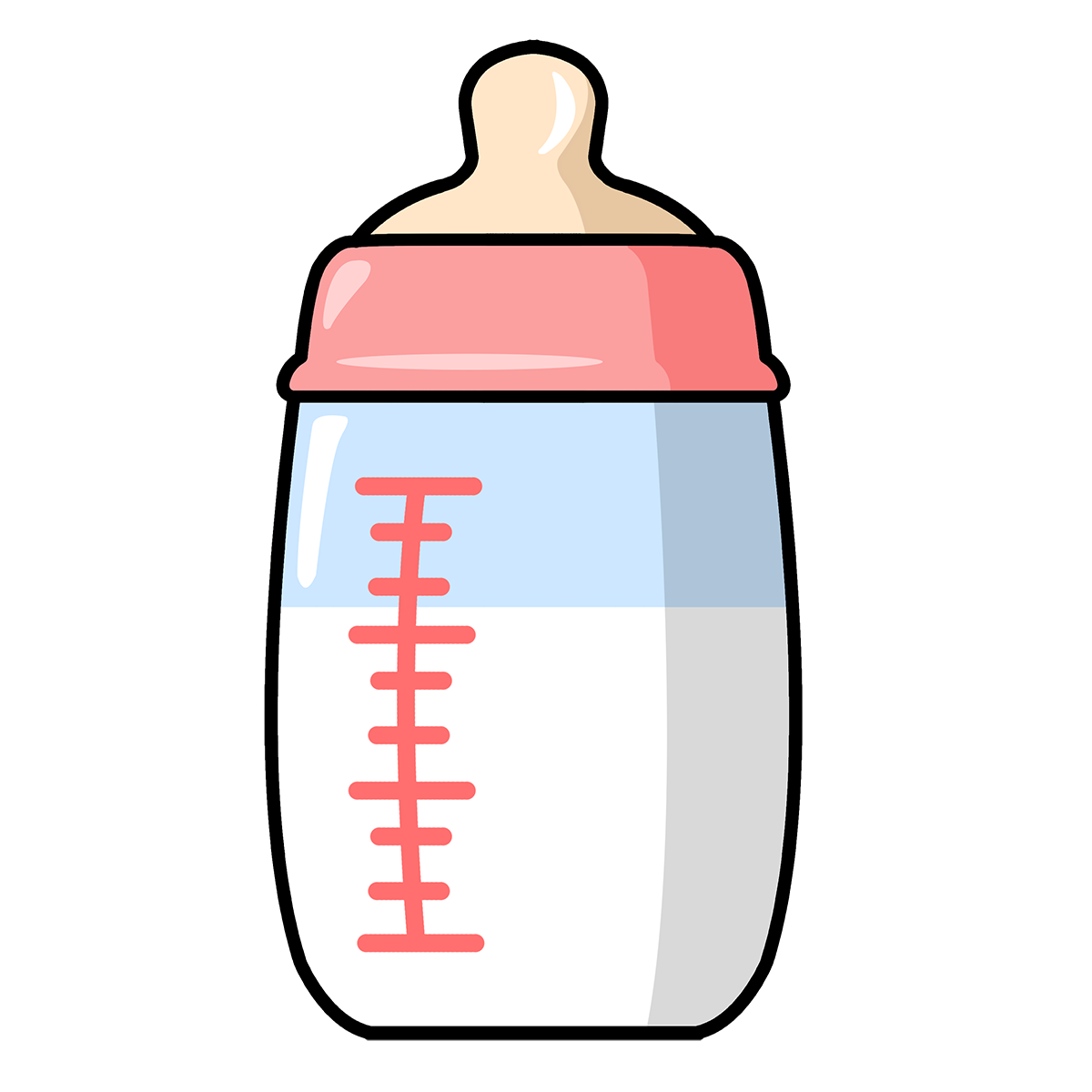 Free Blue Baby Bottle Clipart - Cliparts and Others Art Inspiration