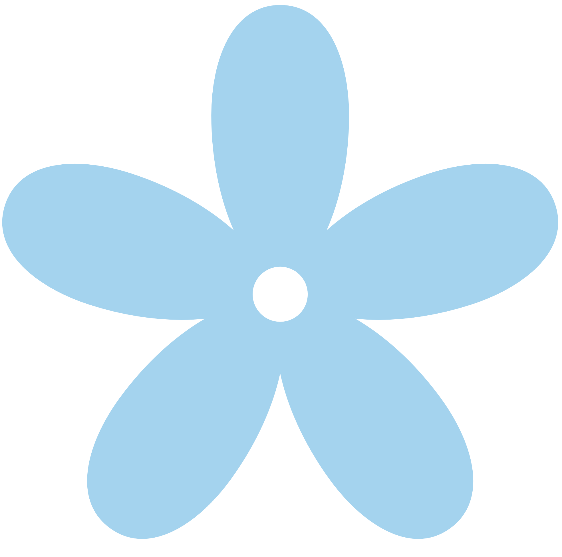Blue Flower Clip Art - ClipArt Best