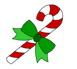 How to Draw a Candy Cane Cartoon