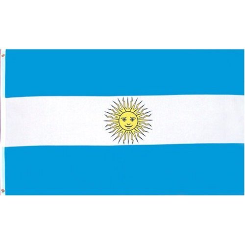 Amazon.com : Argentina Flag 3ft X 5ft Polyester : Outdoor Flags ...
