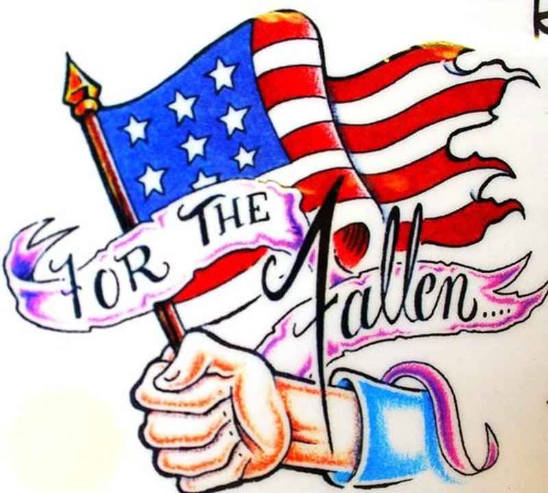 Hand holding american flag tattoo design | Tattoos Book