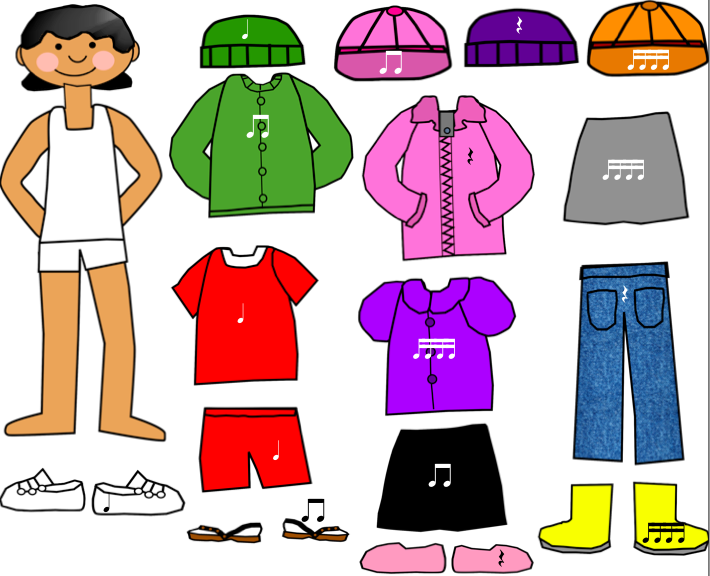 clipart paper doll clothes - photo #3