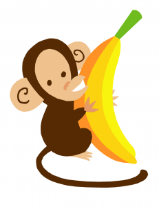 Pics Of Monkeys Eating Bananas - ClipArt Best