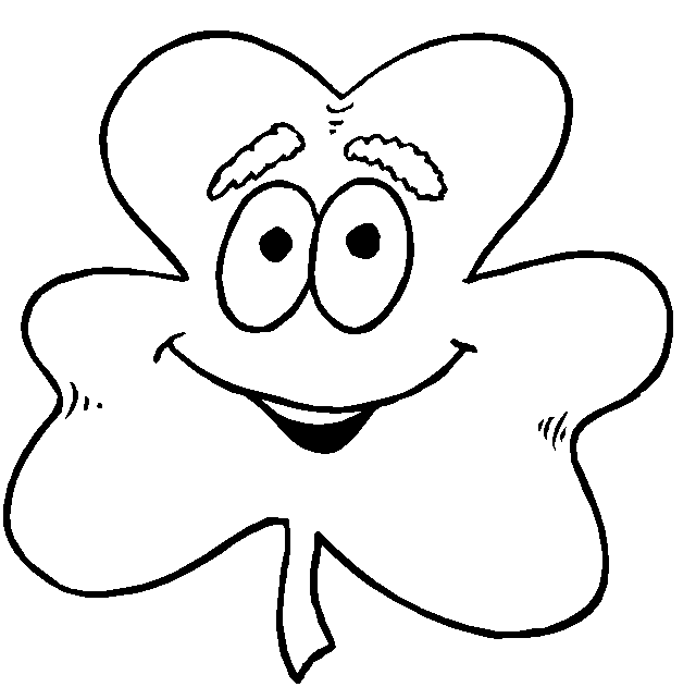 free shamrock coloring pages printable | C0lor.