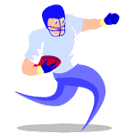 Football player animations and moving clip art pictures of ...