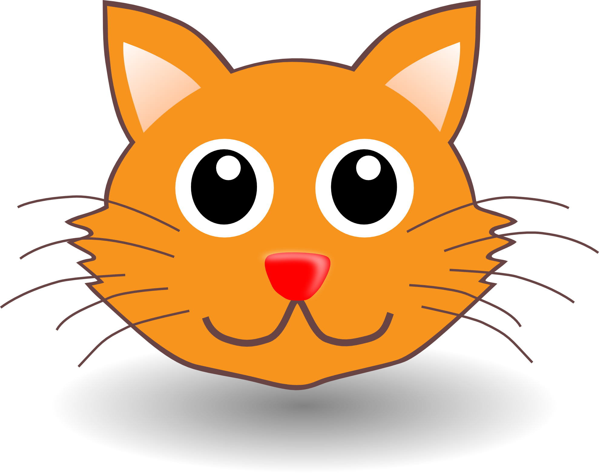 Cat Cartoon Face - ClipArt Best