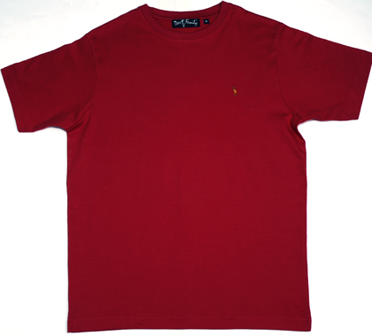Round Neck Plain T-Shirt - Red