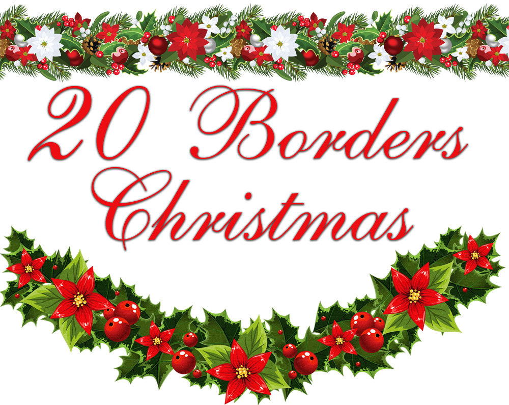 Christmas Borders For Letters Clipart