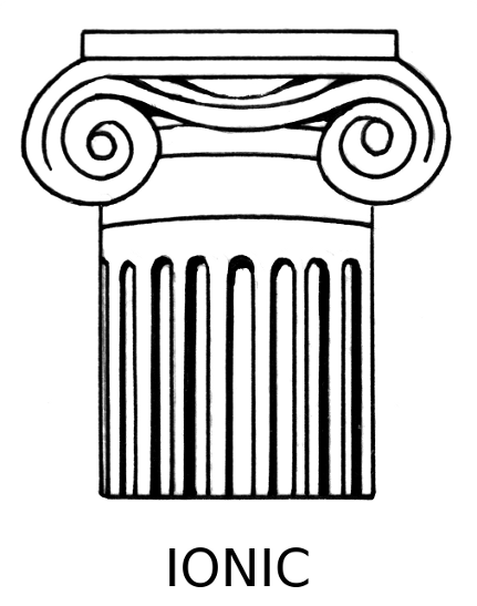 Ionic Columns Clipart