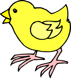 Cartoon Baby Chick Clip Art - vector clip art online ...