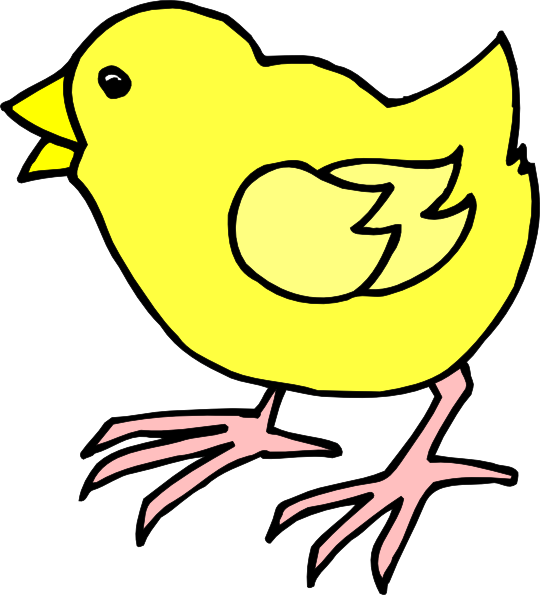 clipart yellow chick - photo #16