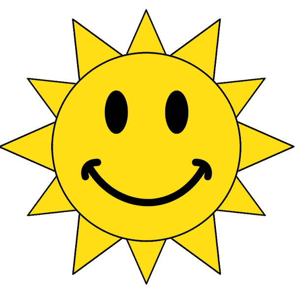 Smiling Sun Face - Free Clipart Images