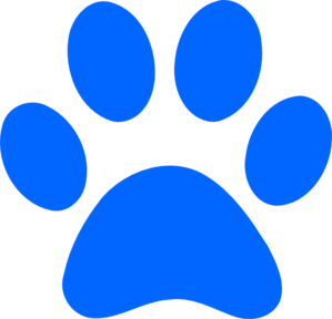 Best Photos of Blue Paw Print Clip Art - Blue Dog Paw Print Logo ...