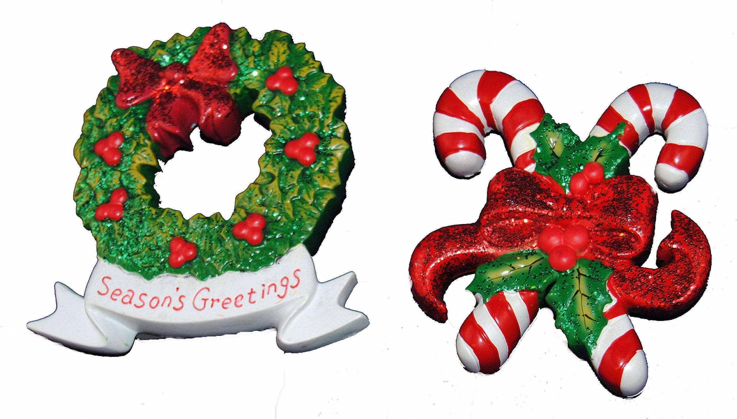 Candy Cane Christmas Wreath - Large Whimsical Front Door Wreath ...