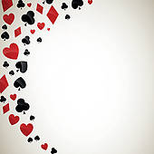 Playing Cards Borders Clipart