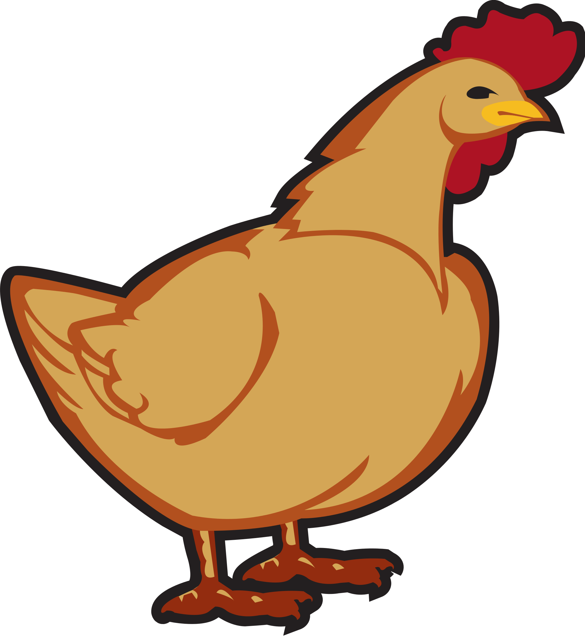 Free clip art chicken