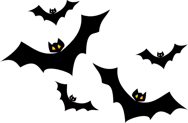 Halloween Bats Clipart - Tumundografico