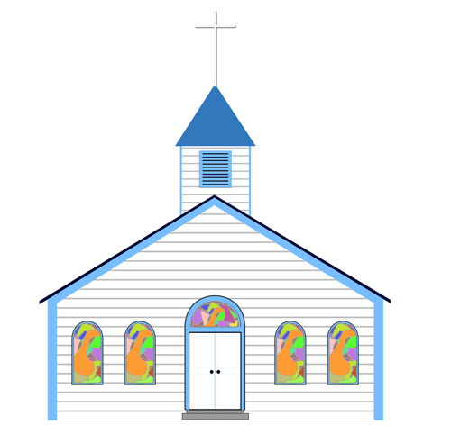Free clipart church building