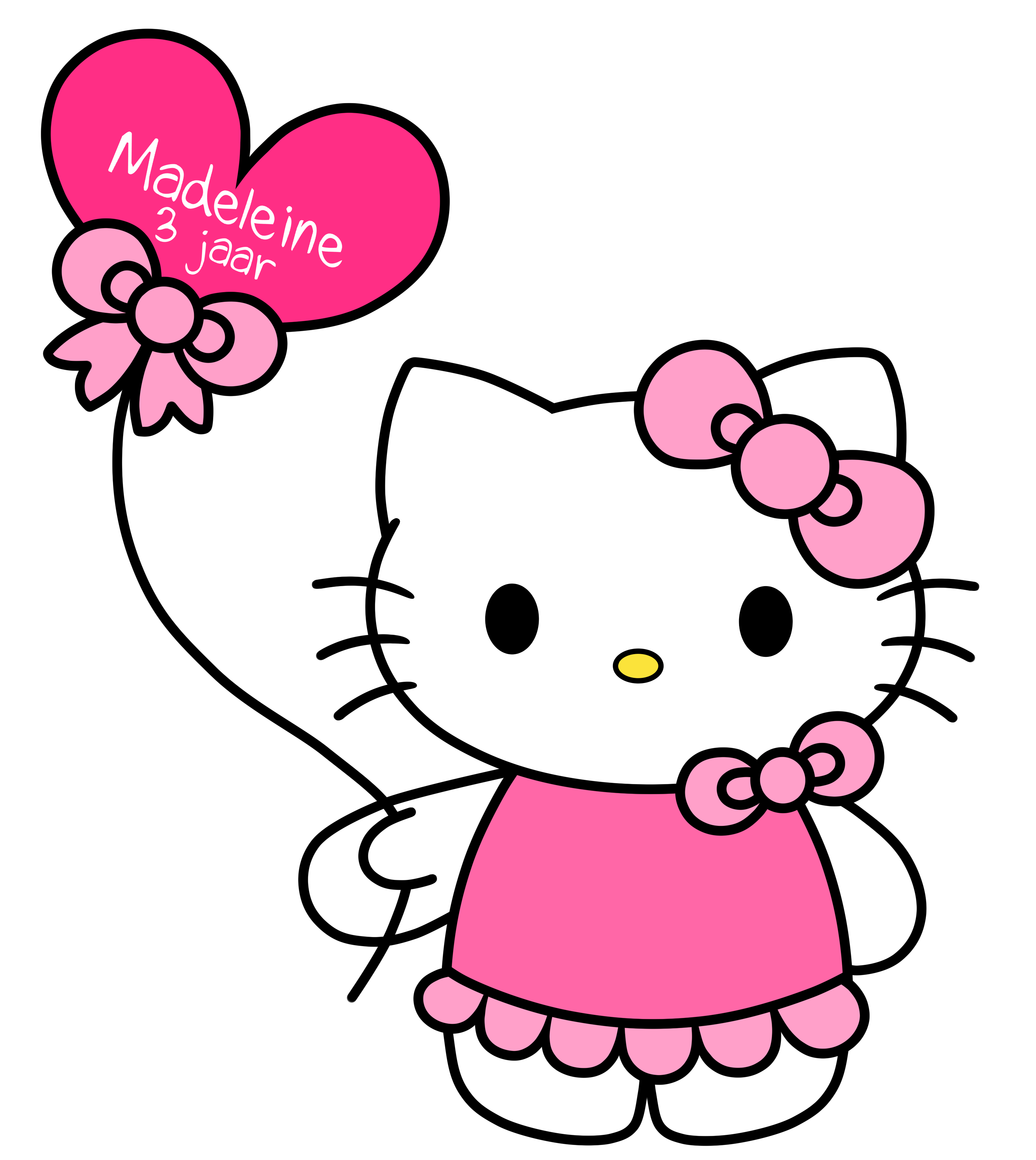 Hello Kitty With Balloons Png | Free Download Clip Art | Free Clip ...