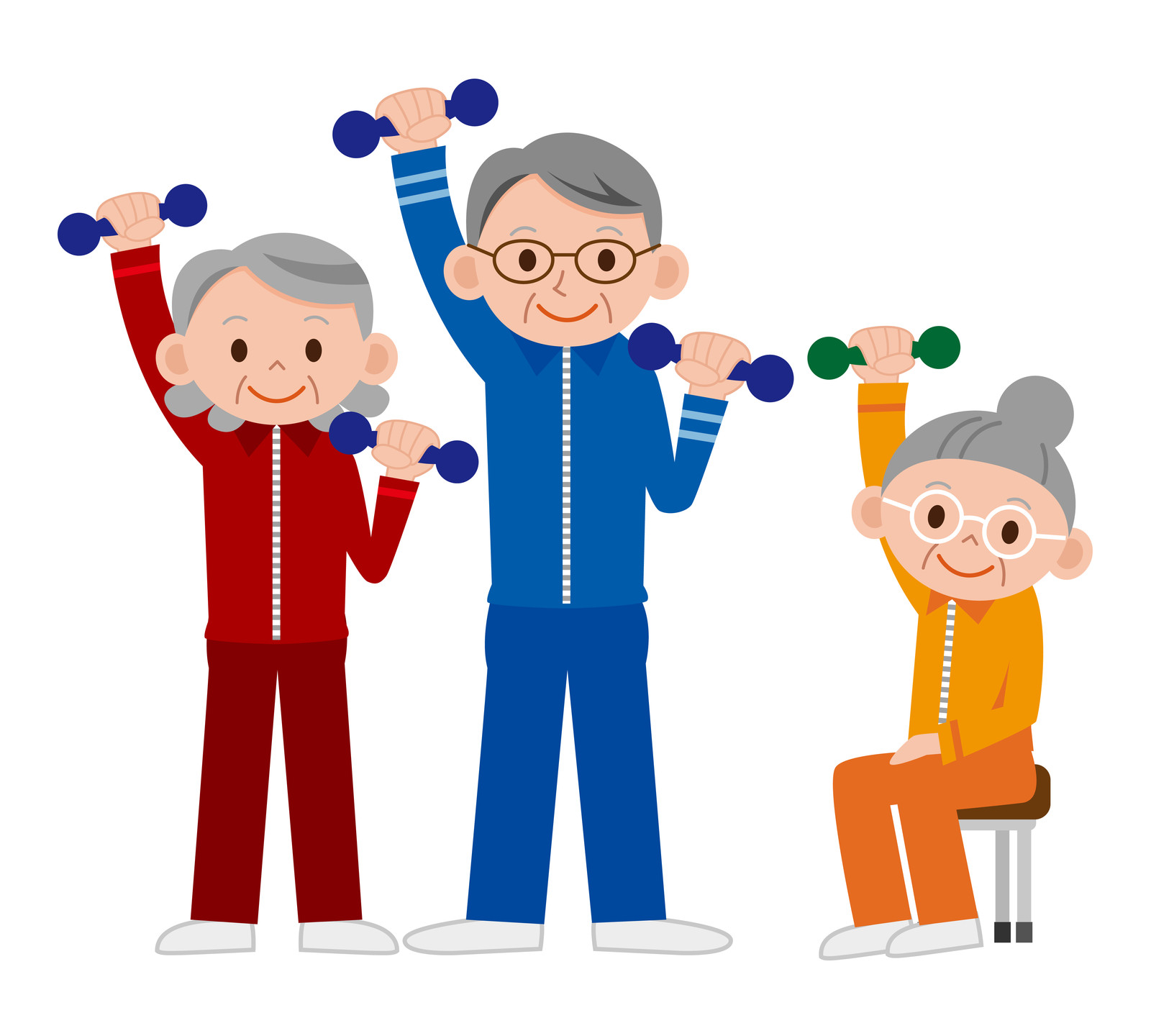 Senior Exercise Clipart