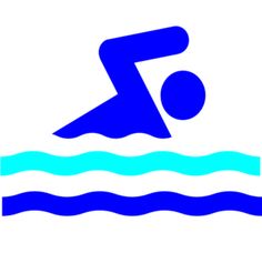 Swim team logo clipart