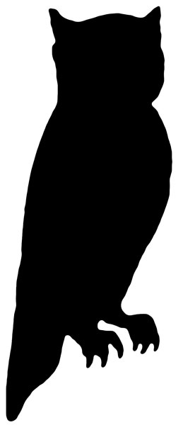 clip art owl silhouette - photo #16