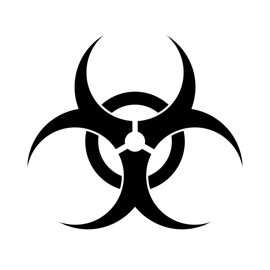 Biohazard Symbol Stencil | Free Stencil Gallery