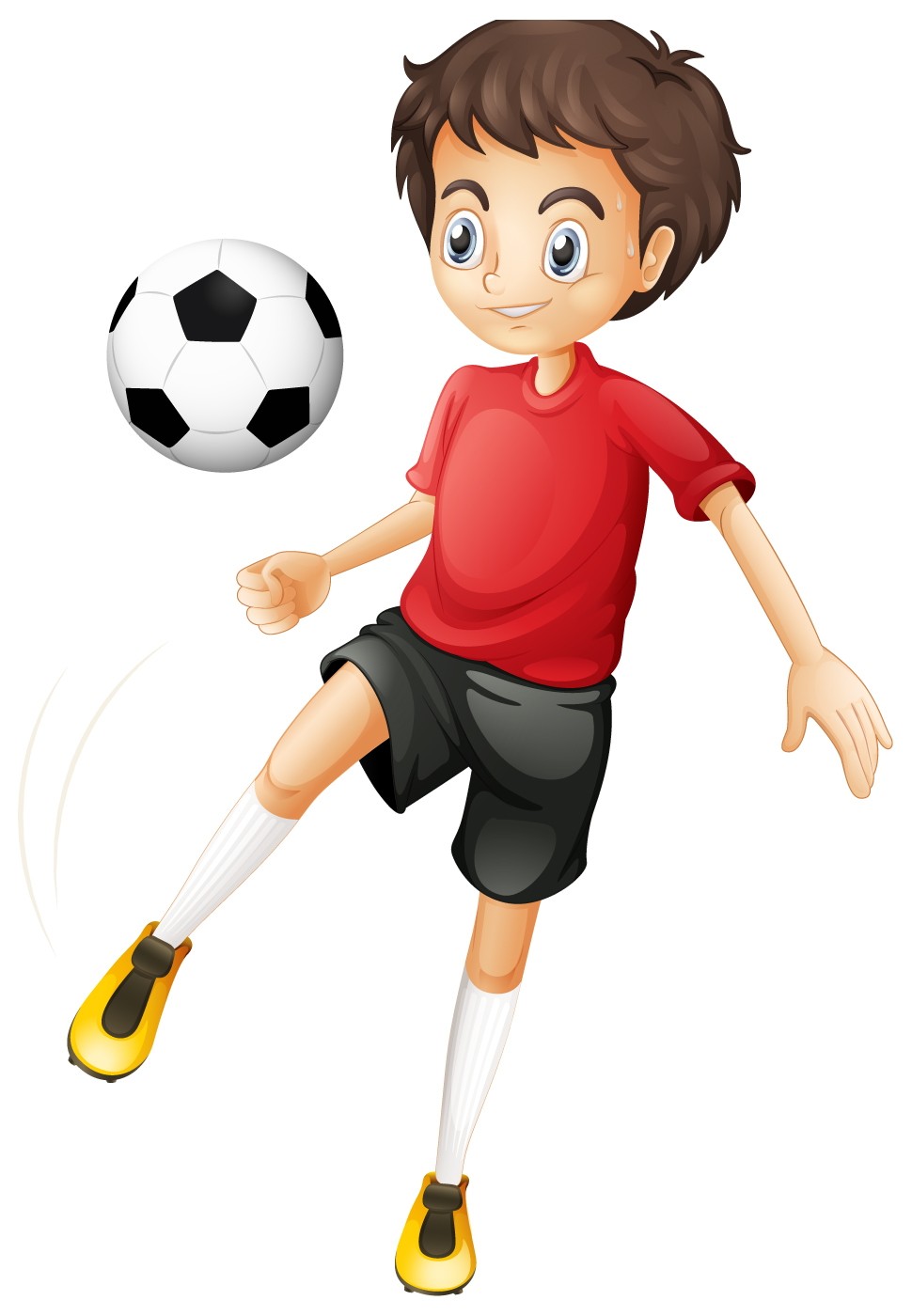Cartoon Playing Soccer ClipArt Best