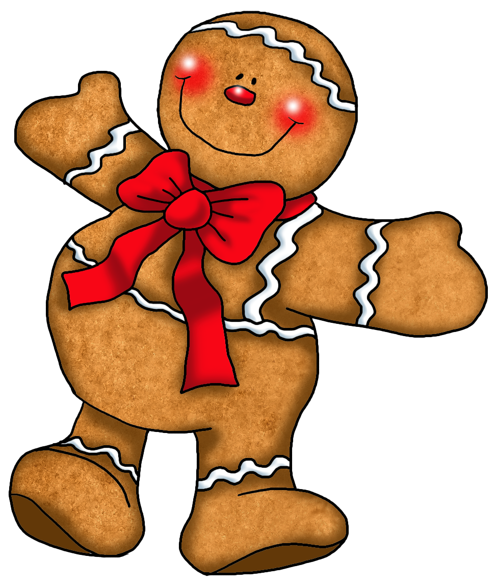 Gingerbread Man Border Clipart