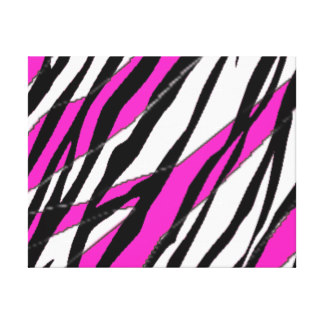 Zebra Stripes Wrapped Canvas Prints | Zazzle