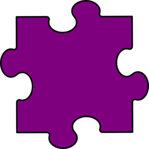 Free Puzzle Pieces Clipart Image - 15978, Blue Jigsaw Puzzle Piece ...