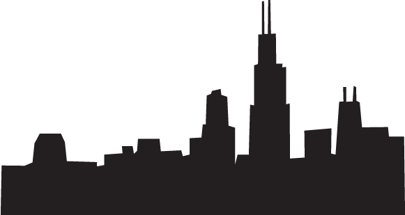 Chicago Skyline Outline - ClipArt Best