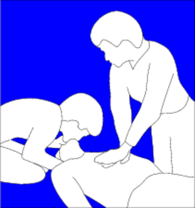 Cpr animated clipart