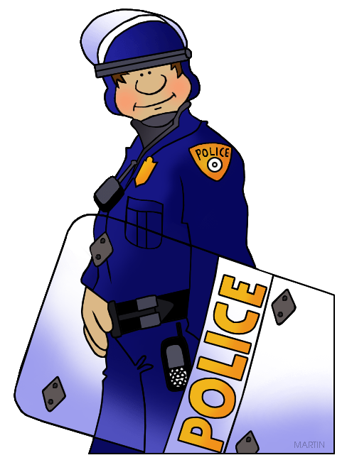 Free Occupations Clip Art by Phillip Martin, Police