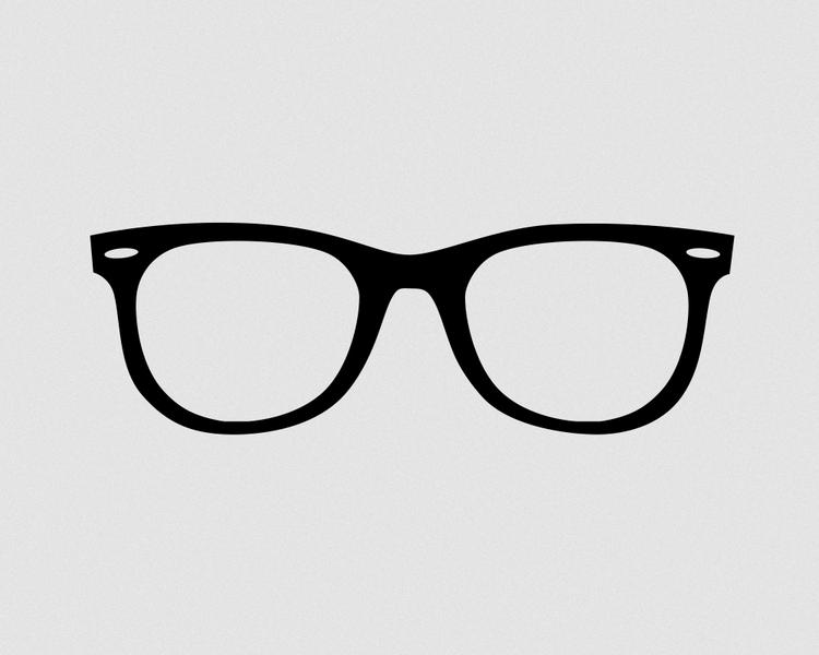 Retro glasses classic wayfarer Vector | Free Download