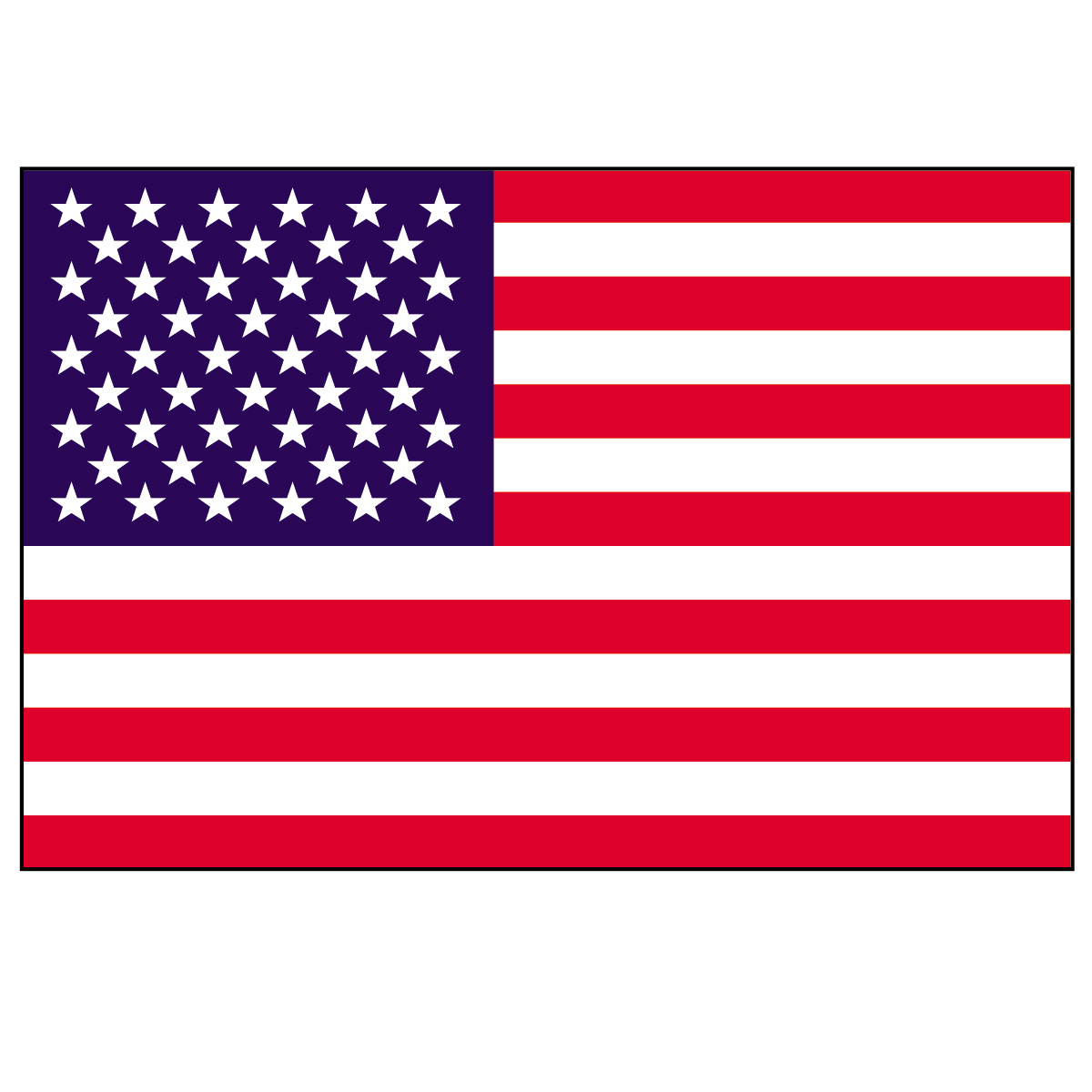 Free usa flag clipart