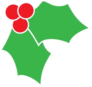 Clipart christmas holly berries
