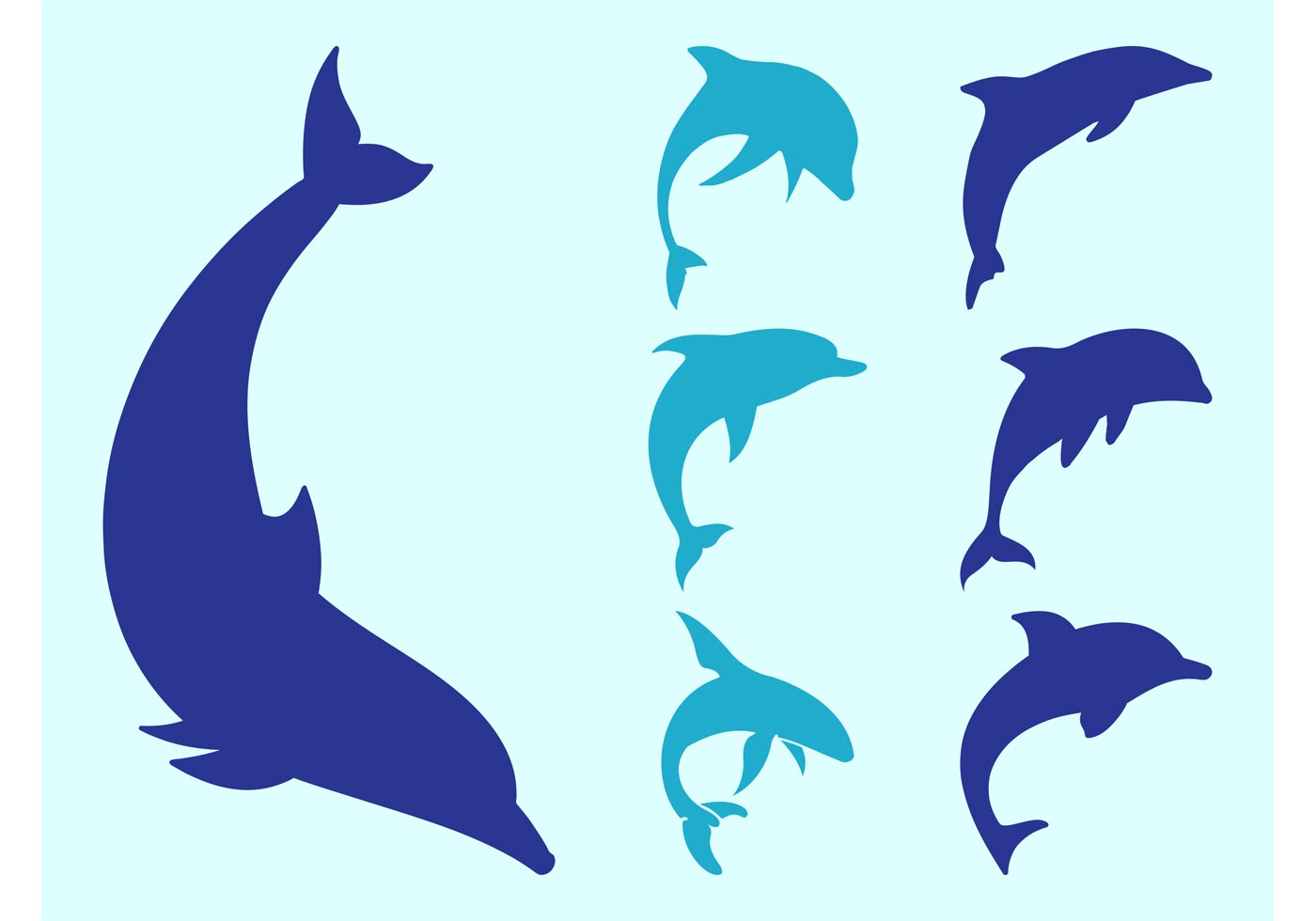 Dolphin Free Vector Art - (2641 Free Downloads)