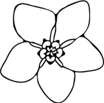 Forget Me Not Flower Clipart