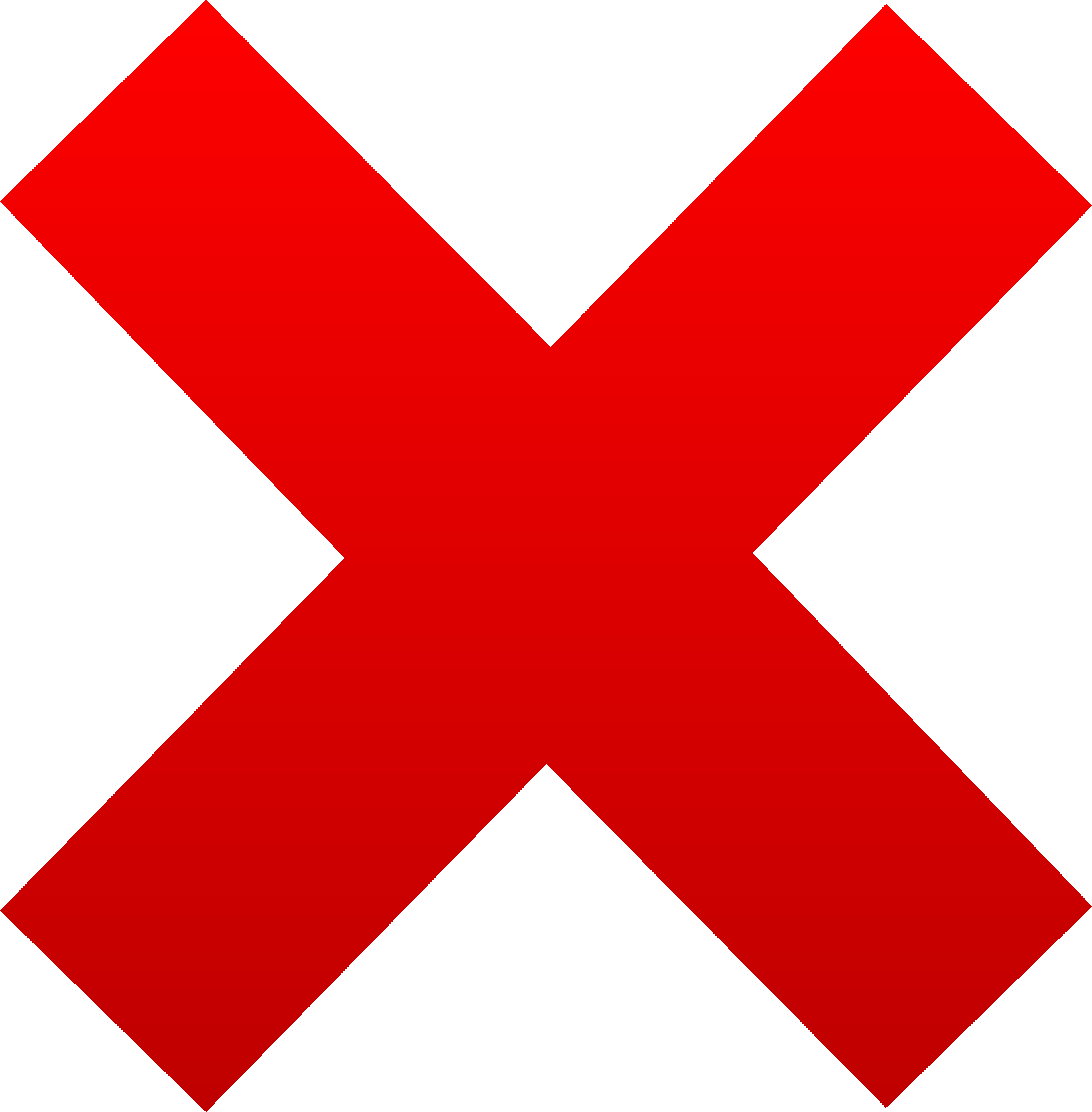 Red x clipart png
