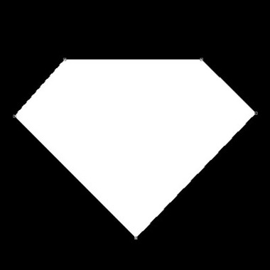Superman diamond logo clipart
