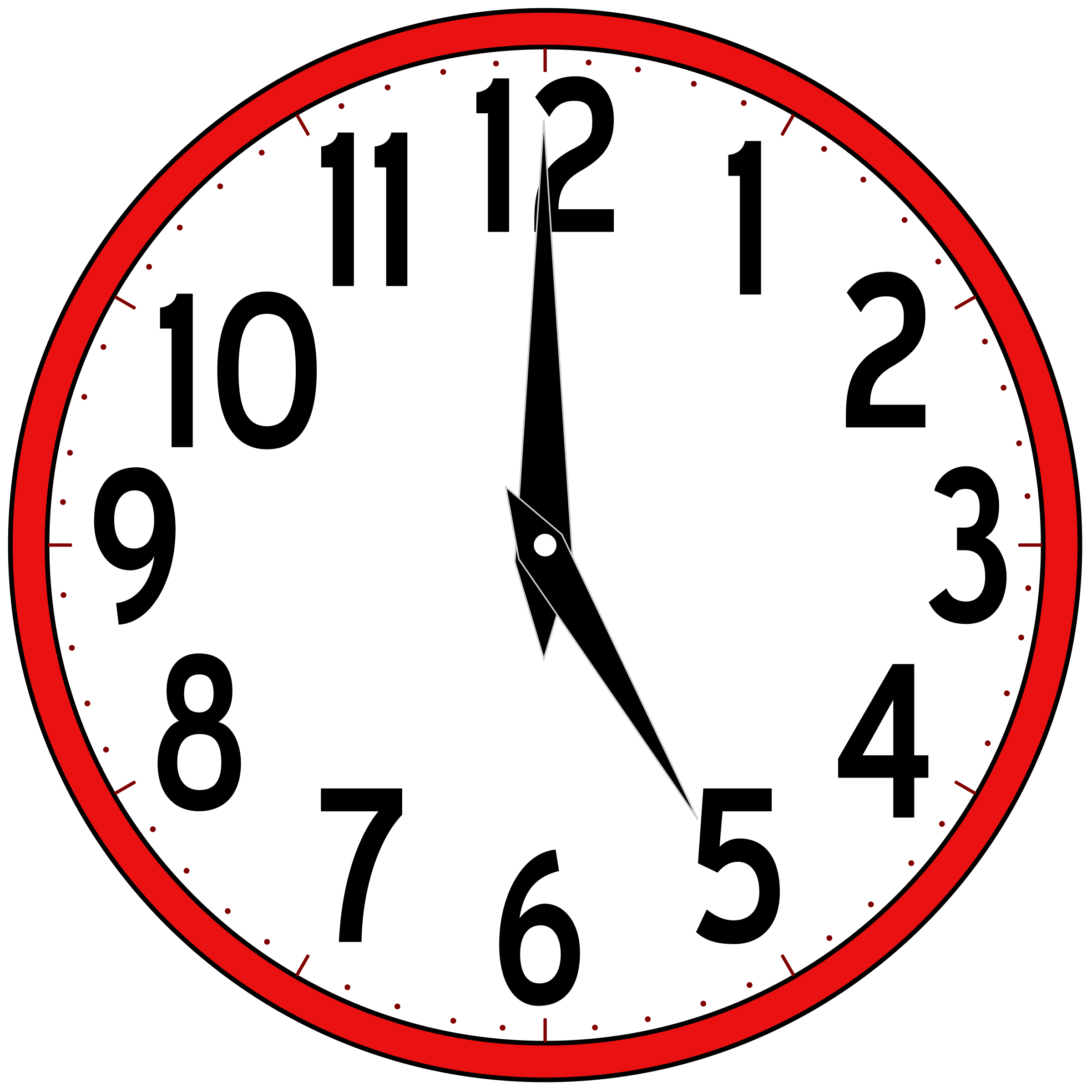 Analog clock clip art
